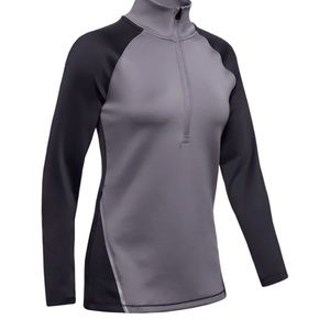 Under Armour Women's ColdGear Armour Color Block Half-Zip Pullover M